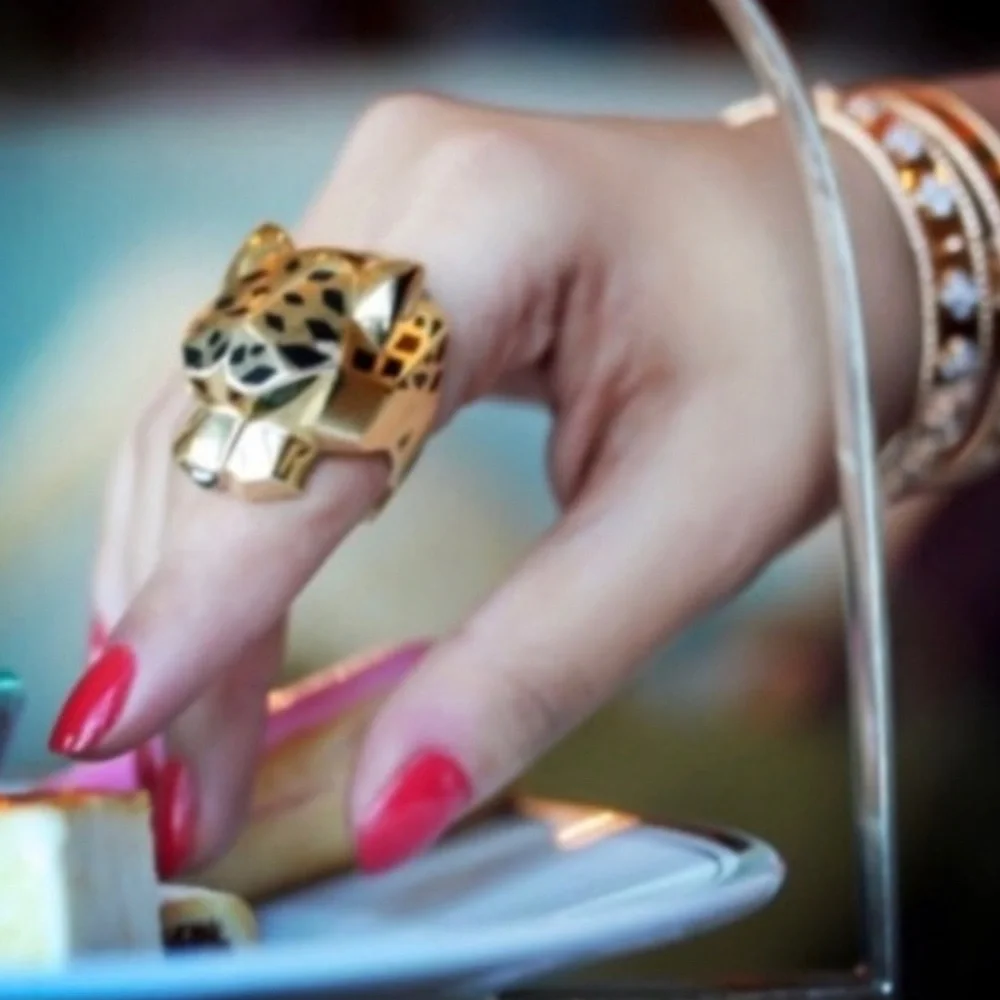 New Gold Panther Statement Ring